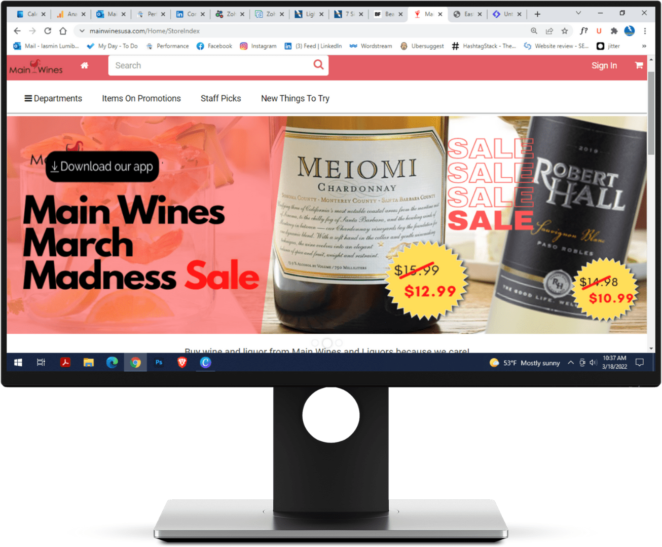 Wine store Online Retail Point of Sale (POS)